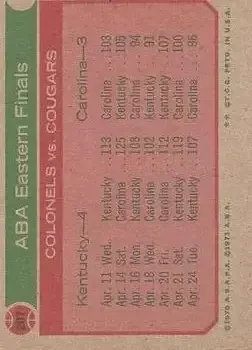 Back of Card #207