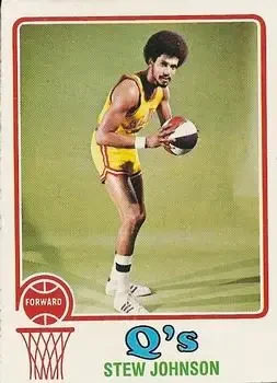 1973-74 Topps #213 Stew Johnson