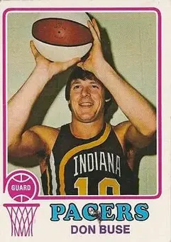 1973-74 Topps #222 - Don Buse - Indiana Pacers 1973-74 Topps #222 - Don Buse - Indiana Pacers
