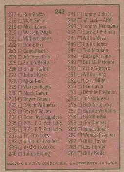 Back of Card #242