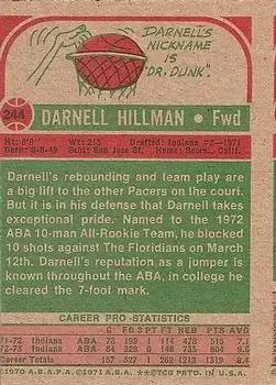 Back of Darnell Hillman