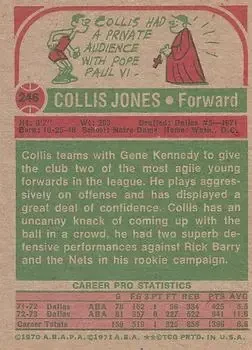 Back of Collis Jones