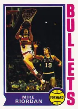 1974-75 Topps #102 Mike Riordan