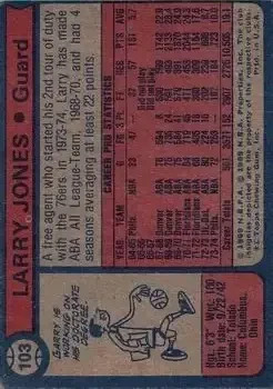 Back of Larry Jones