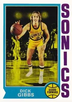 1974-75 Topps #106 Dick Gibbs