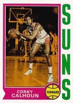 1974-75 Topps #107 Corky Calhoun