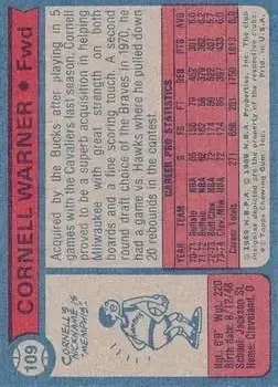 Back of Cornell Warner