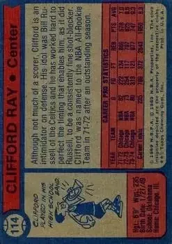 Back of Clifford Ray