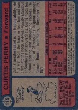 Back of Curtis Perry