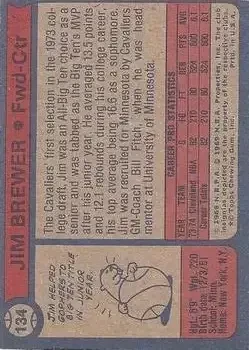 Back of Jim Brewer