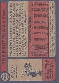 Back of Bob Kauffman