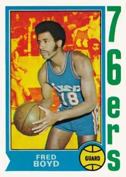 1974-75 Topps #154 Fred Boyd