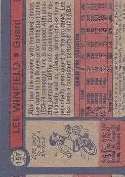 Back of Lee Winfield