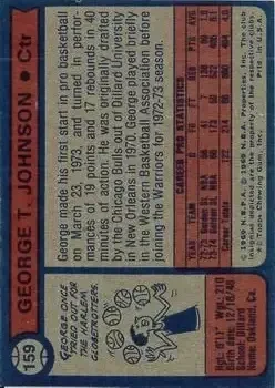 Back of George T. Johnson