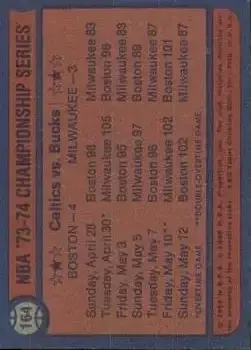 Back of Card #164