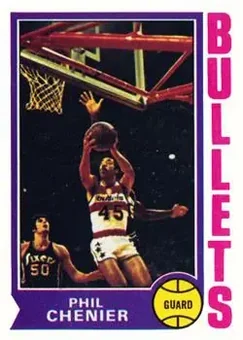 1974-75 Topps #165 - Phil Chenier - Washington Bullets