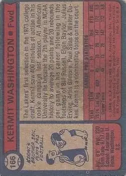 Back of Kermit Washington