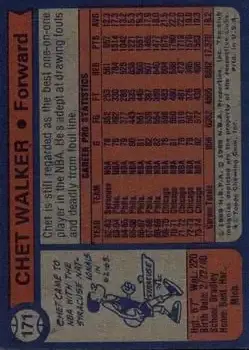 Back of Chet Walker