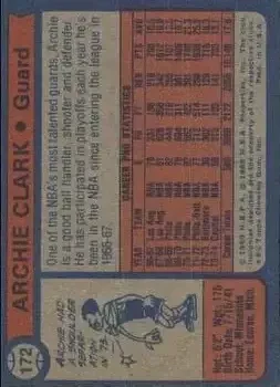Back of Archie Clark