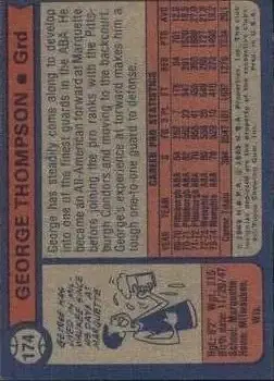 Back of George Thompson