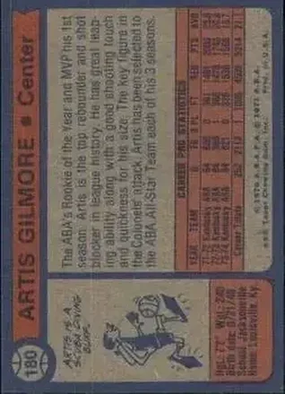 Verso de Artis Gilmore