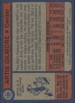Back of Artis Gilmore