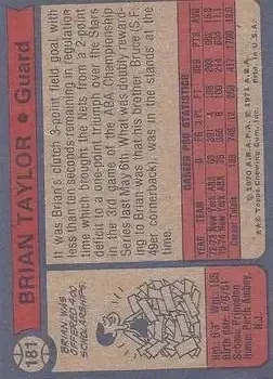 Back of Brian Taylor