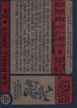 Back of Caldwell Jones