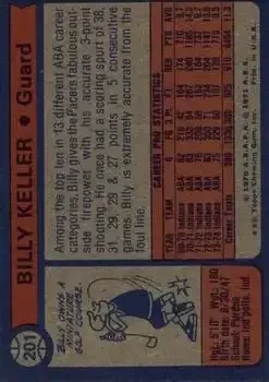 Back of Billy Keller