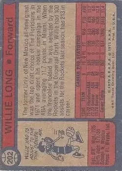 Back of Willie Long