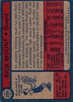Back of Rick Mount
