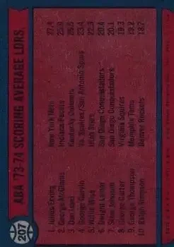 Back of Card #207