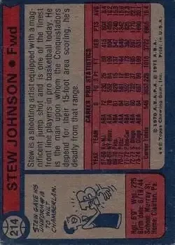 Back of Stew Johnson