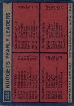 Back of Card #222