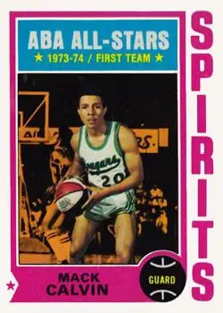 1974-75 Topps #245 Mack Calvin
