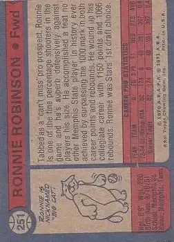 Back of Ron Robinson