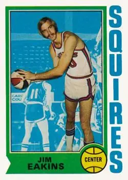 1974-75 Topps #258 Jim Eakins