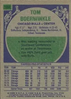 Back of Tom Boerwinkle