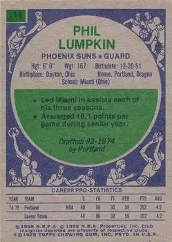Back of Phil Lumpkin