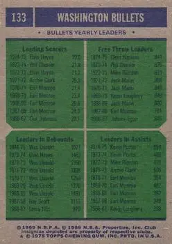 Back of Card #133