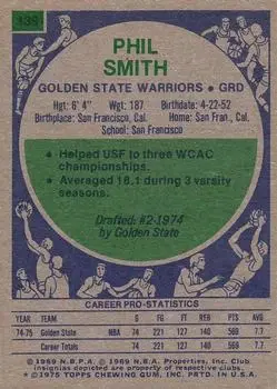 Back of Phil Smith