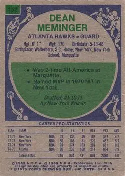 Back of Dean Meminger