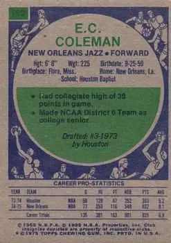 Back of E.C. Coleman
