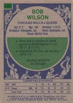 Back of Bob Wilson