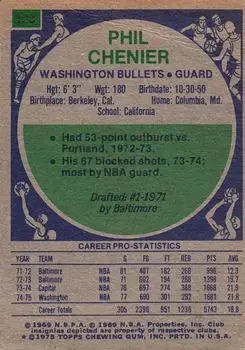 Back of Phil Chenier