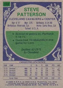 Back of Steve Patterson
