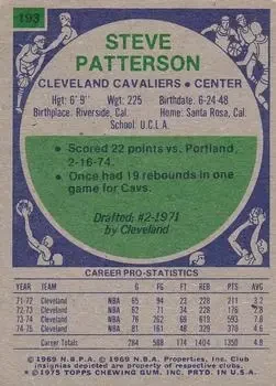Back of Steve Patterson