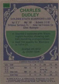 Back of Charles Dudley