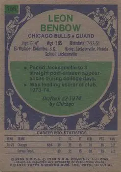 Back of Leon Benbow