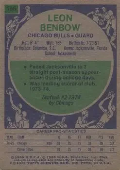 Back of Leon Benbow
